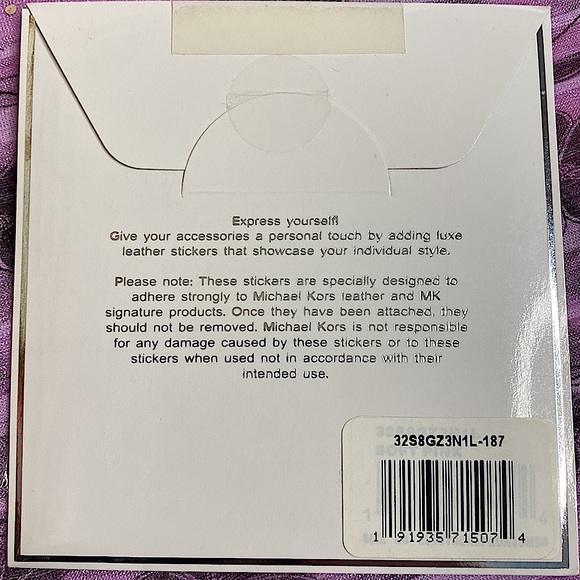 New Michael Kors Phone Pocket Sticker - Picture 2 of 2